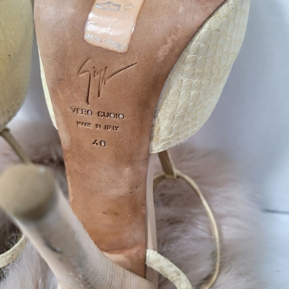 Giuseppe Zanotti Sand Open Toe T-strap Hidden Platforms - Picture 8 of 8